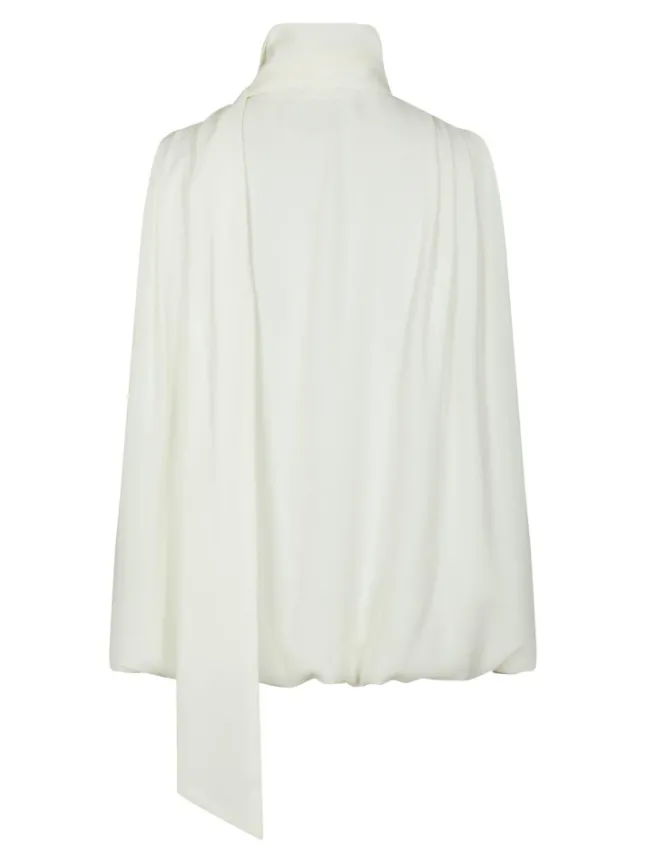 Inge Chiffon Top Offwhite