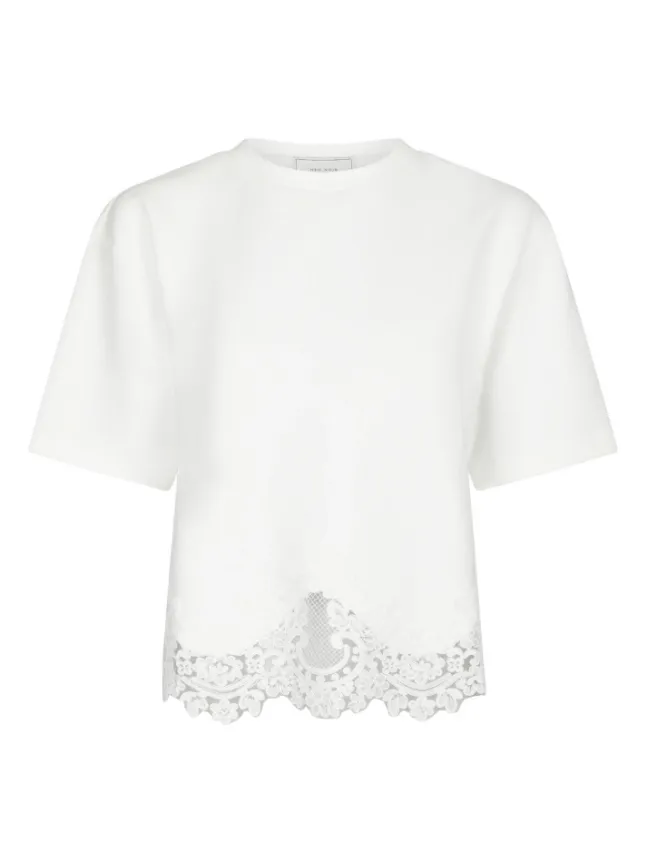 Iria Lace Tee White
