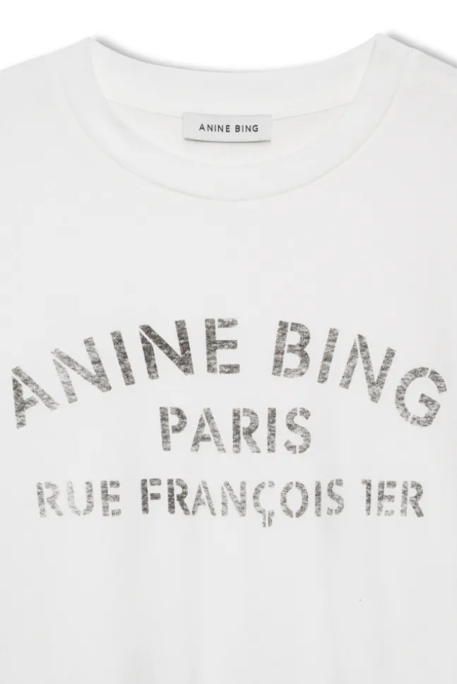 Ivan Long Sleeve New York Stencil Ivory