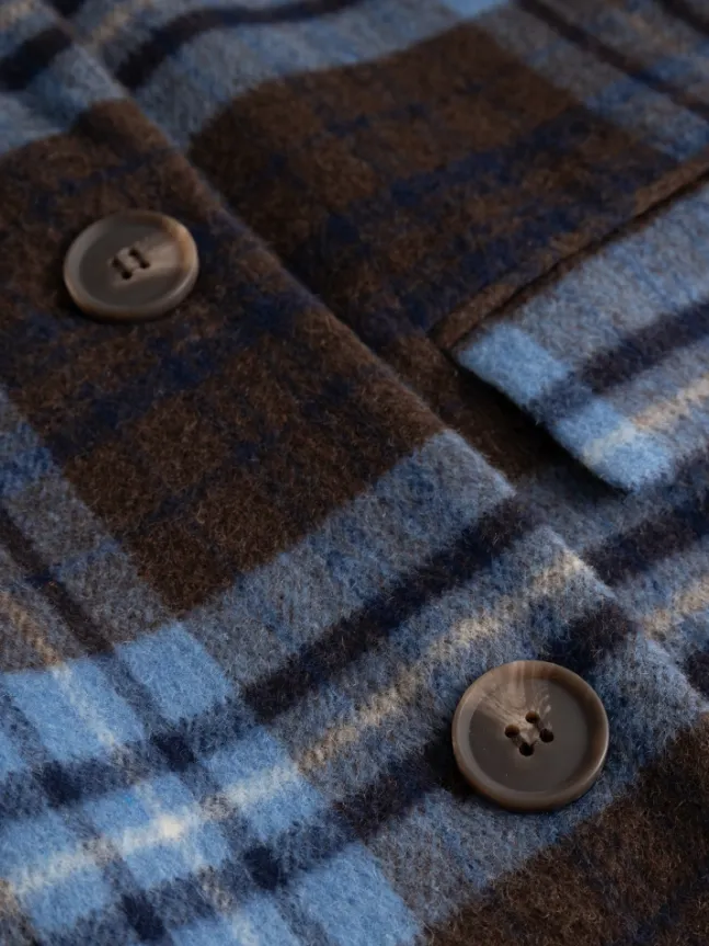 Jaci Coat Daliyah Blue Check