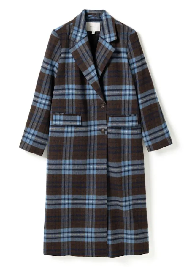 Jaci Coat Daliyah Blue Check