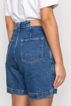 Jason Shorts Washed Dark Blue