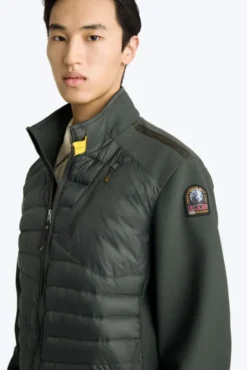 Jayden Man Fleece/Nylon Jacket Green Gables