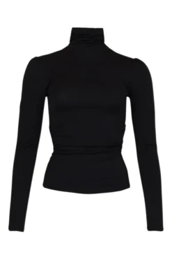 Jersey Turtleneck Black