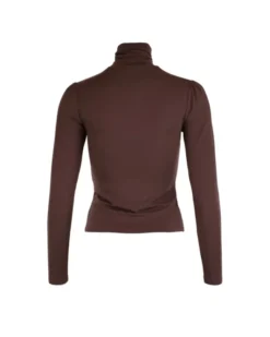 Jersey Turtleneck Brown