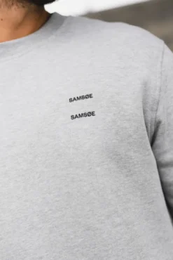 Joel Crew Neck 11414 Grey Melange