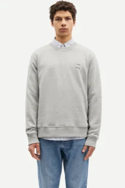 Joel Crew Neck 11414 Grey Melange