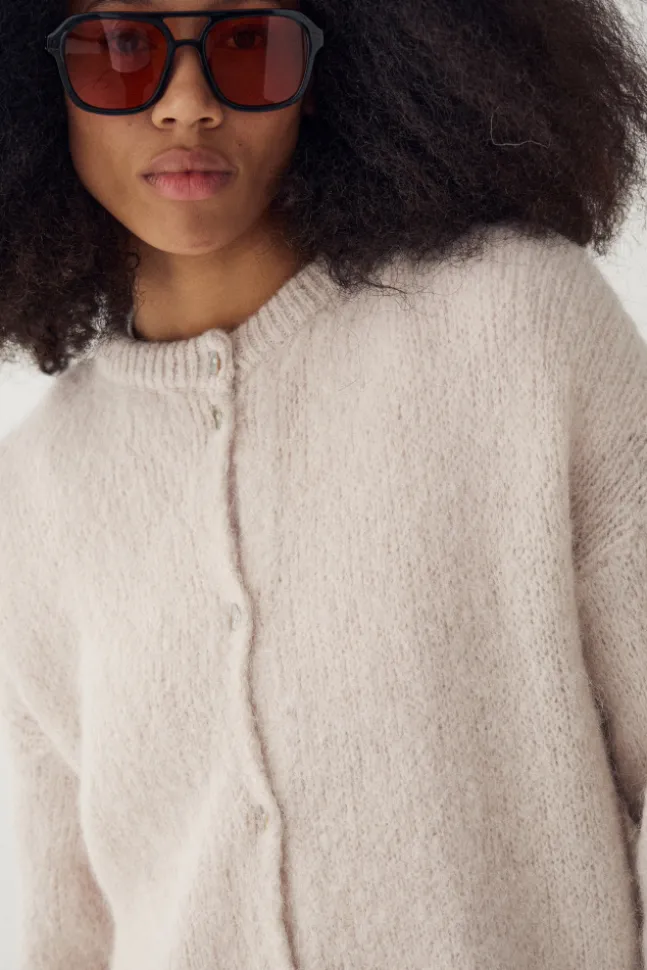 Kae Knit Cardigan Oyster