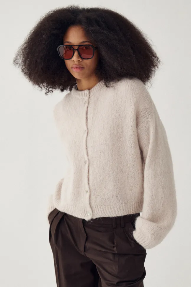 Kae Knit Cardigan Oyster