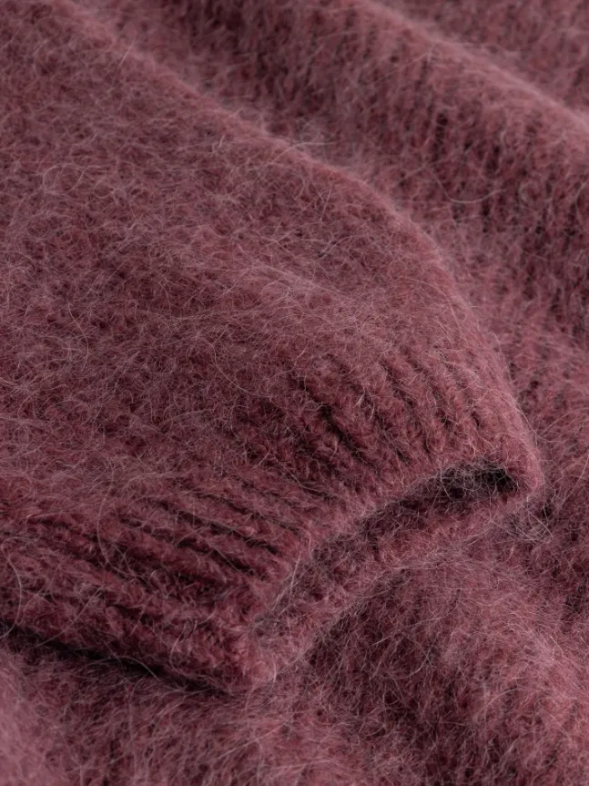 Kae Knit Cardigan Rust