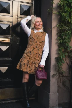 Kajsa Mini Dress Brown