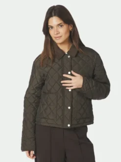 Kanya Quilt Jacket Khaki