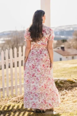 Kanza Flower Rose Dress Rose