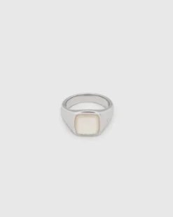 Kay Ring White Mother Of Pearl