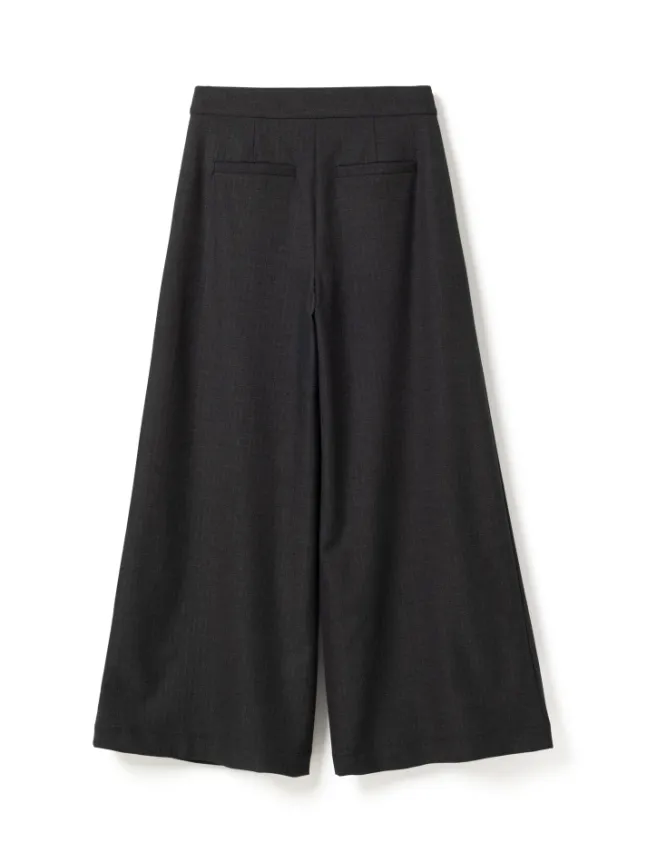 Kazia MW Pants Grey Herringbone