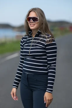Kragero Zip Up Navy Blue