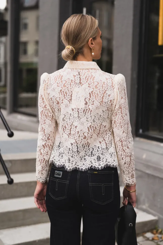 Lace Shirt Vintage White