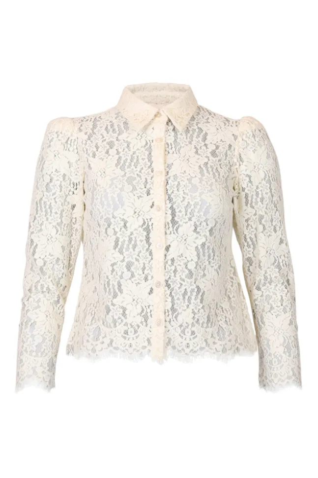 Lace Shirt Vintage White