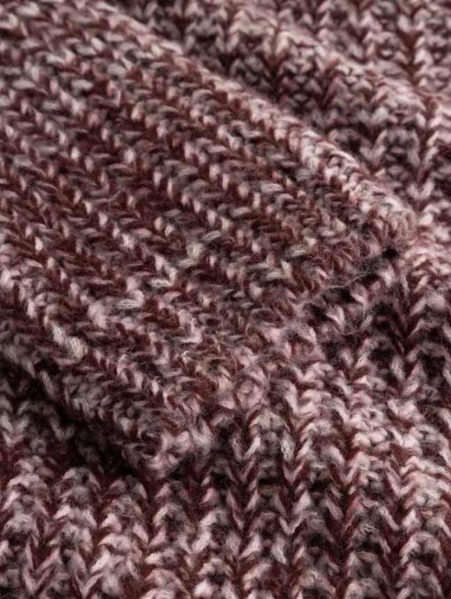 Lakisha Knit Burgundy Rose Mix