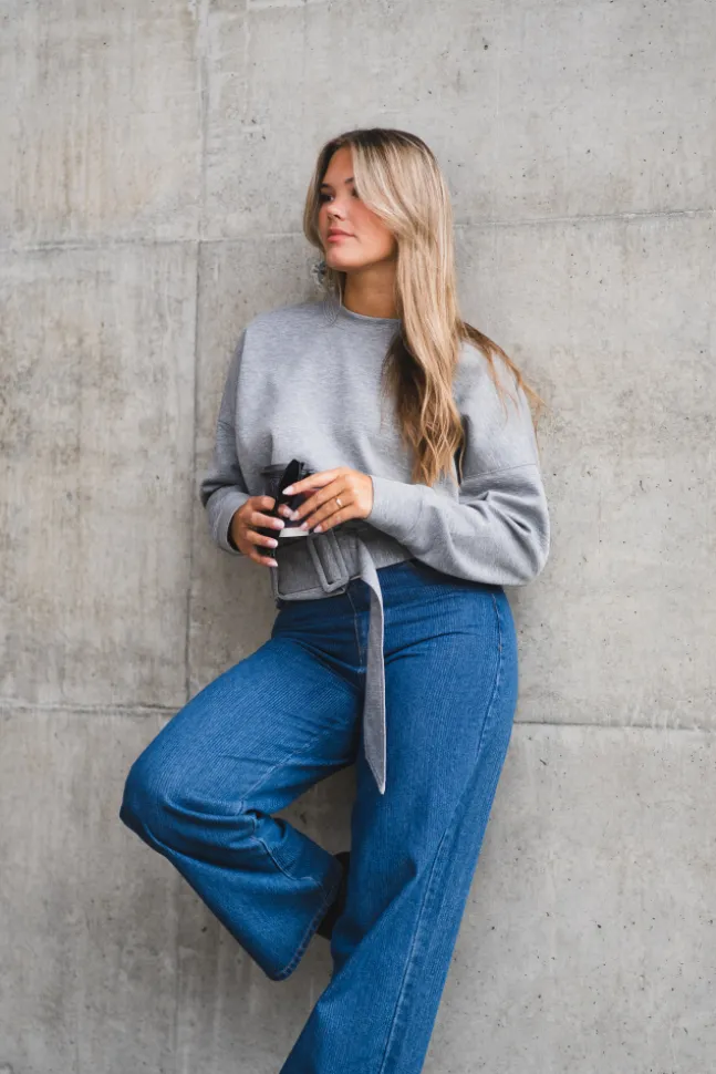 Lance Belt Sweat Grey Melange
