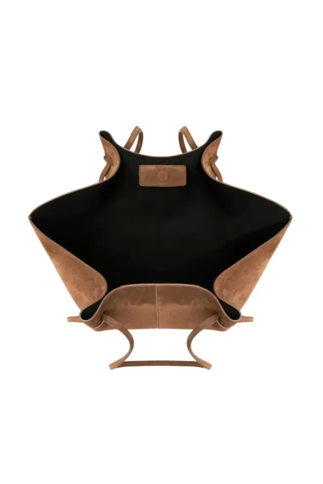 Large Mochi Suede Cognac