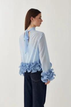 Latanietta Blouse Sky Blue