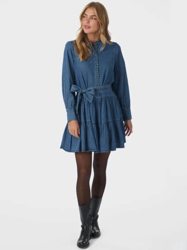 Latifana Denim Dress Blue