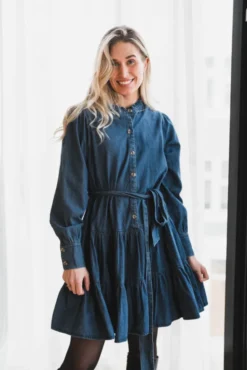 Latifana Denim Dress Blue