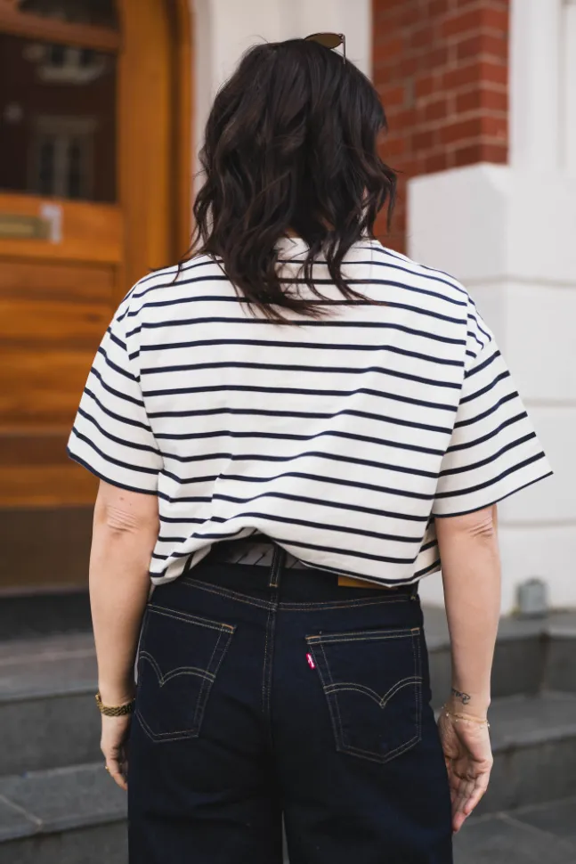 Leana Tee STP Egret/Sky Cap
