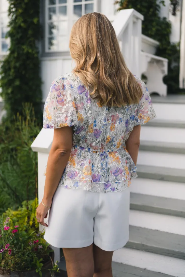 Leanna SS Top Star White