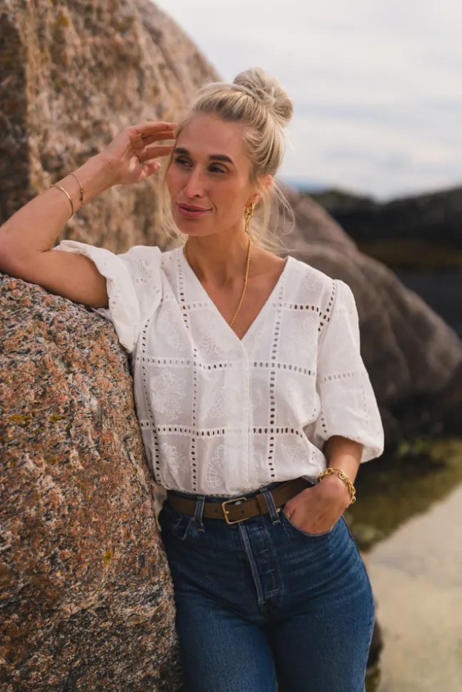 Lea 2/4 Shirt Egret