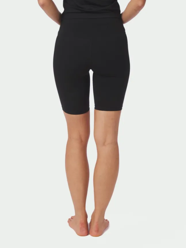Lea Wrap Shorts Black
