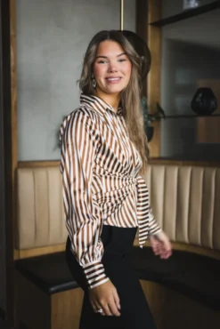 Lee Shirt Toffee Stripe