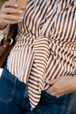 Lee Shirt Toffee Stripe
