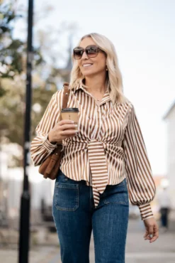 Lee Shirt Toffee Stripe