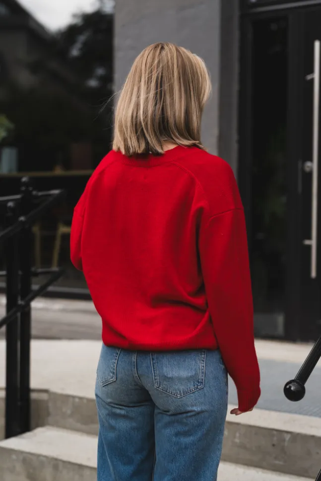Lee Sweater Tango Red
