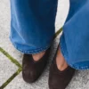 Leni Leather Brown Suede