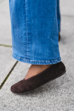 Leni Leather Brown Suede