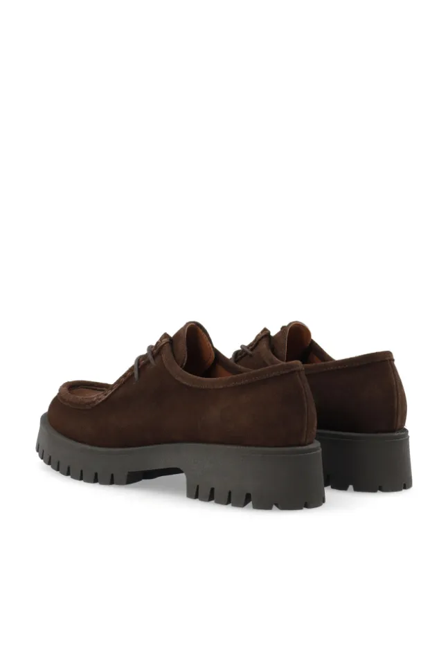 Leo Moc Toe Shoe Suede Brown