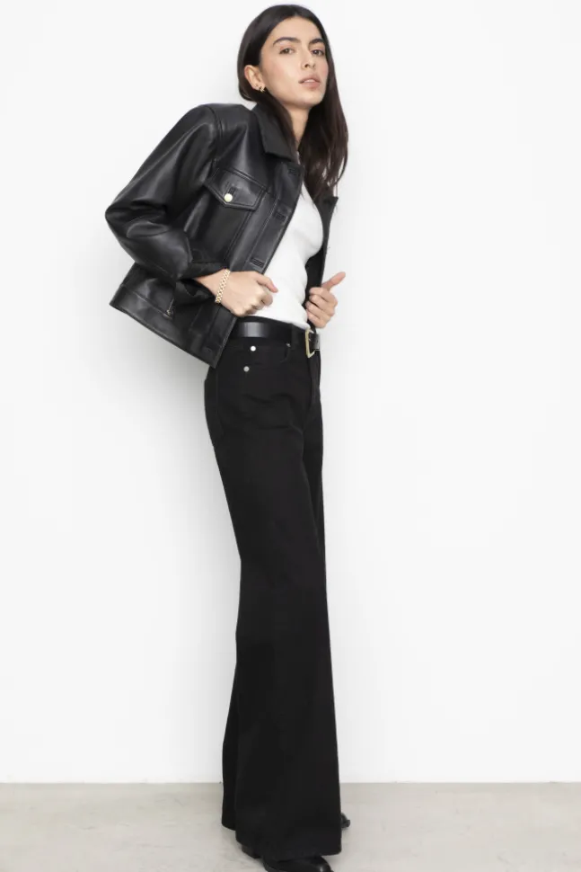 Leslie Leather Jacket Black