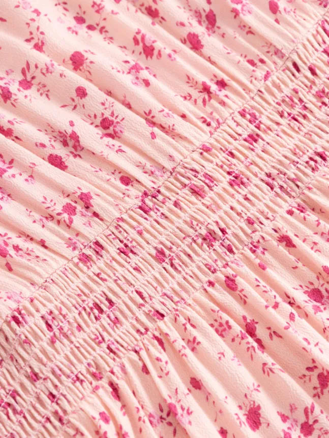 Lilith Maxi Dress Cheryl Pink Print