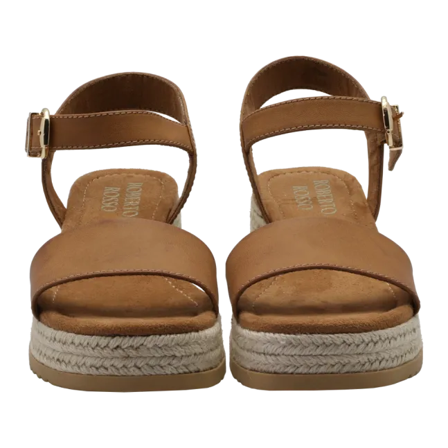 Lili Wedge Cognac