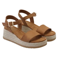 Lili Wedge Cognac