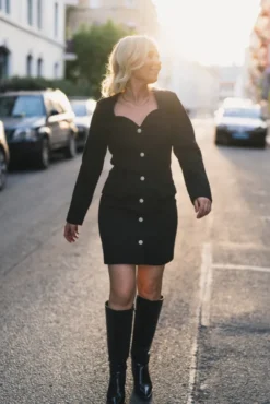 Lilo Mini Dress Black