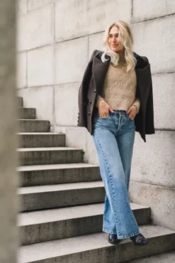 Lindsay Palazzo Jackson Wash Out Stone Bleach