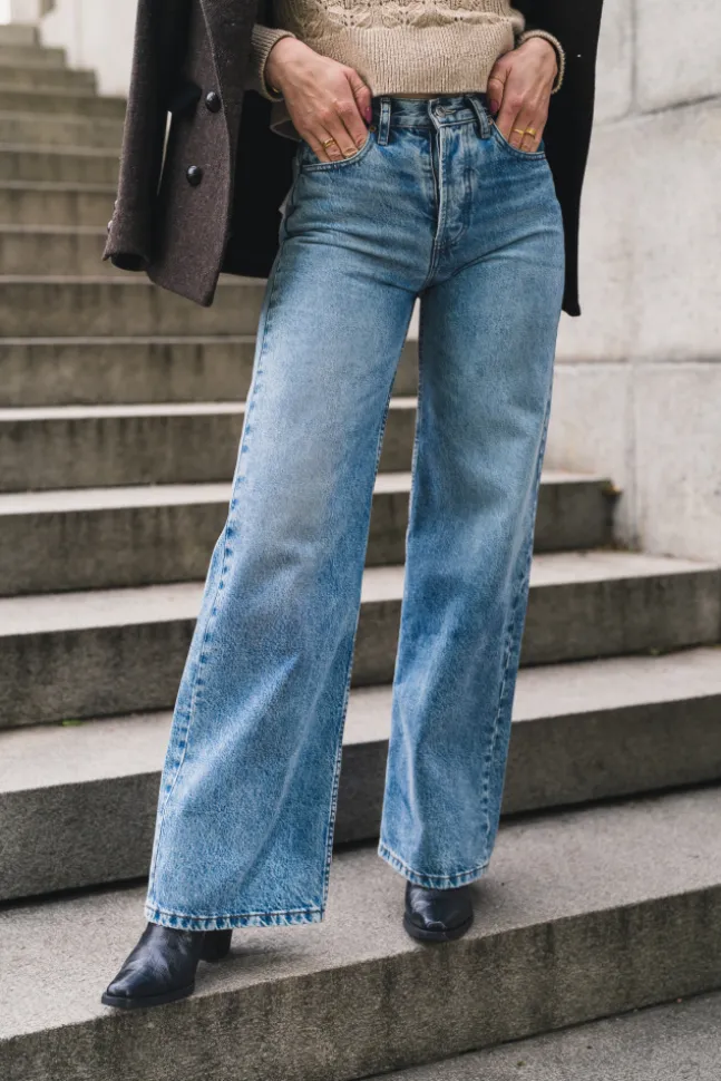 Lindsay Palazzo Jackson Wash Out Stone Bleach