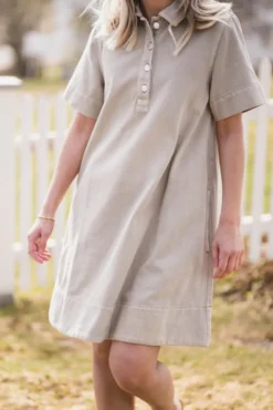 Lio 2/4 Dress Sand Wash