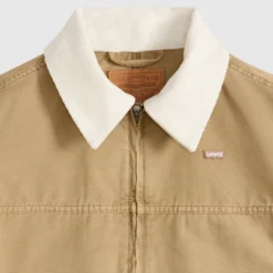 Loose Workwear Jacket Canvas Kelp