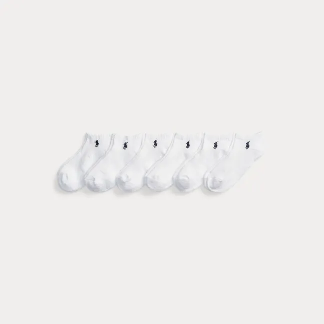 Low Profile Sport Sock 6-Pack White