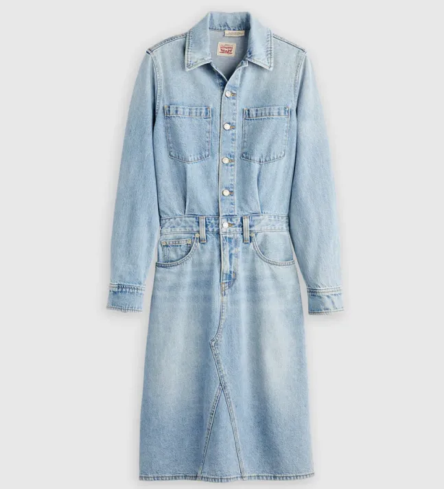 LS A Line Western Dress Pricey Icey